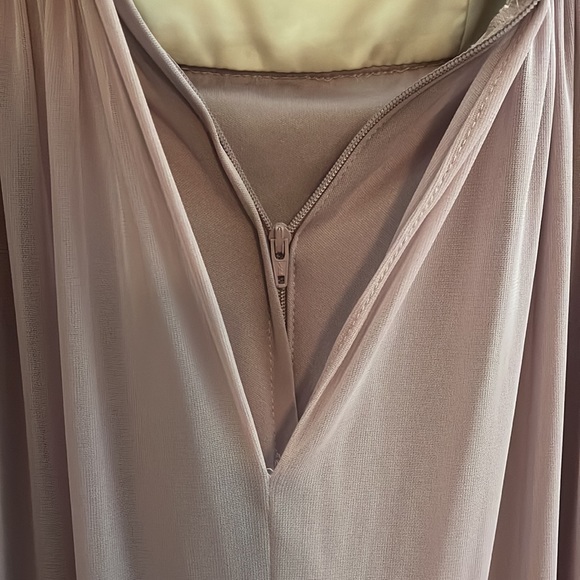 David’s bridal bridesmaid slit dress Mauve SIZE 6 - Picture 9 of 12